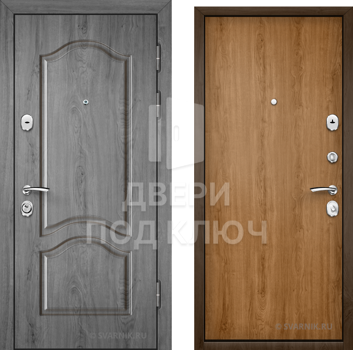 Входная дверь с терморазрывом для дома ДПК-7020